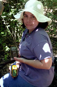 Faith found the geocache!