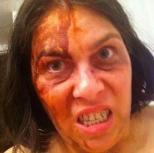Grrr...scary zombie Faith
