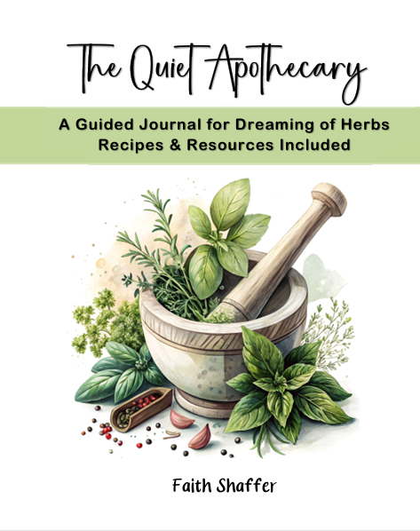 This is an image of the title page of my book, The Quiet Apothecary.