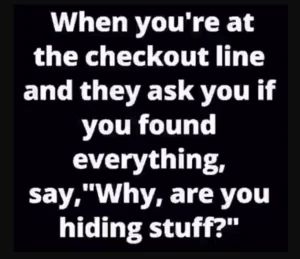 hiding stuff?
